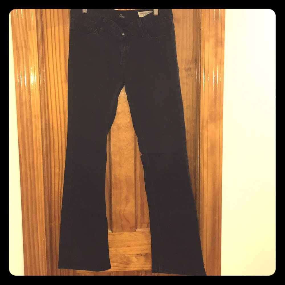Guess Medium Rise Boot Sarah Fit black jeans